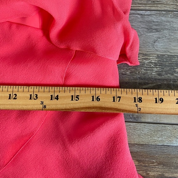 Daymore Couture Silk Layered Midi Dress Sz 10 Pink Halter Neck Rhinestone Fairy - Picture 7 of 9